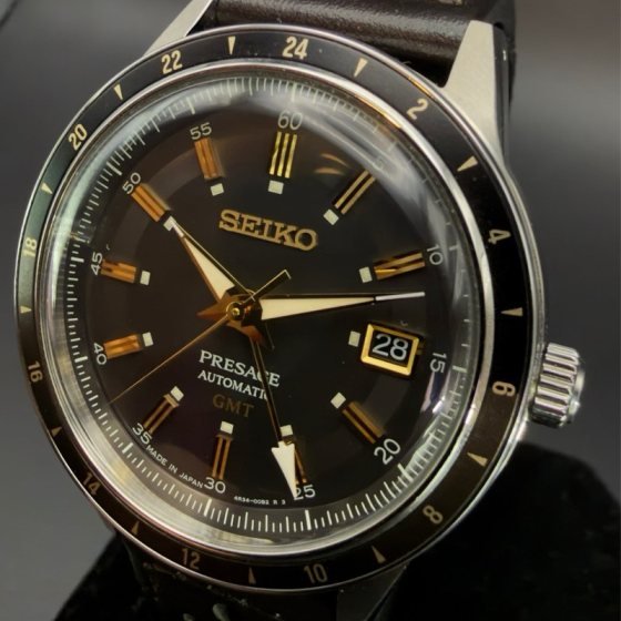 Seiko Presage GMT SSK013J1 Full Set