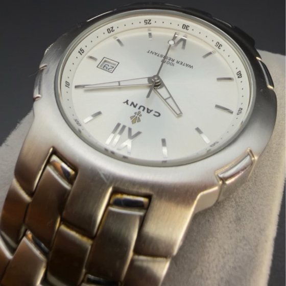 Cauny Quartz 40mm Acero 100M Japan Movement