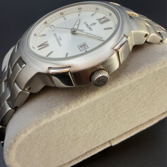 Cauny Quartz 40mm Acero 100M Japan Movement