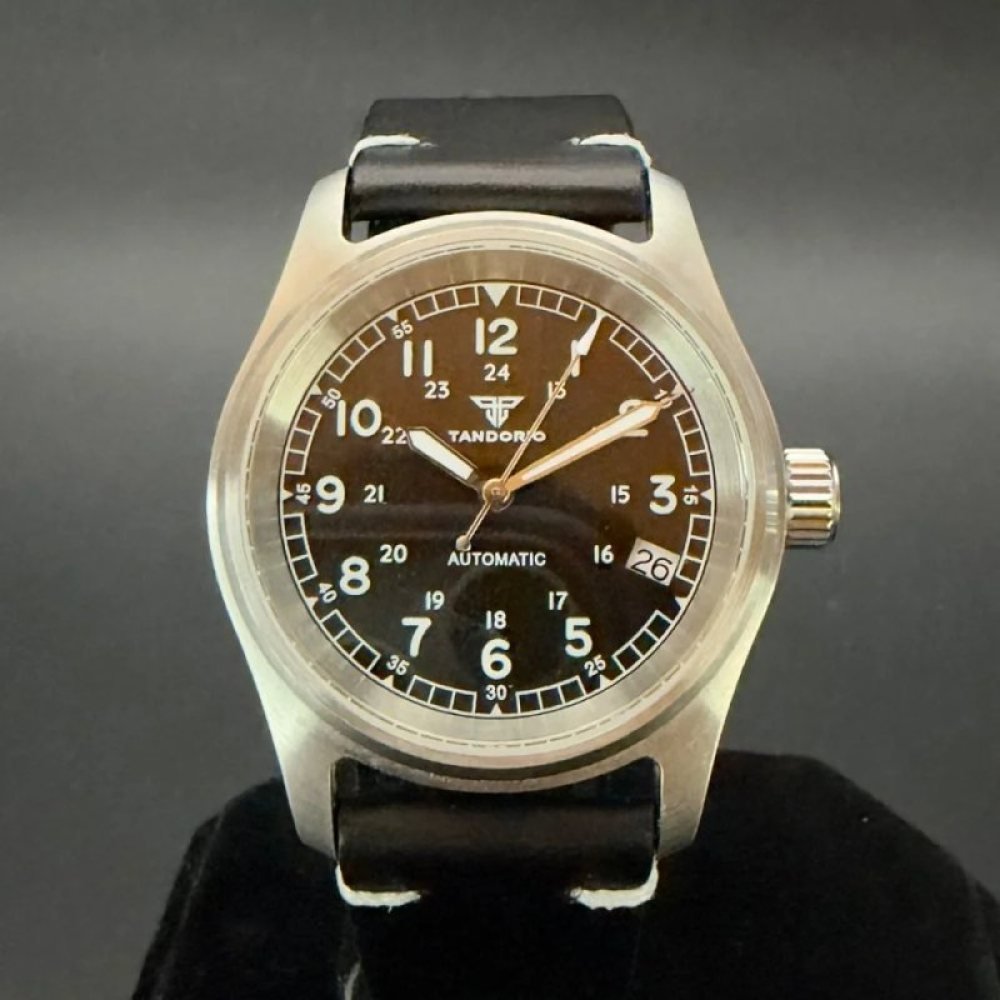 Tandorio automático 36 mm zafiro esfera negra
