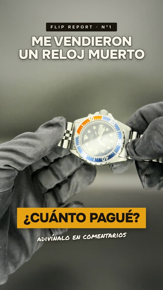 Me vendieron un reloj muerto. Adivina cuánto pagué