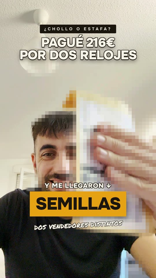 Pagué 216 € y me llegaron semillas