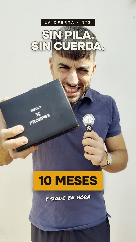 Sin pila, sin cuerda: 10 meses en un cajón y sigue en hora
